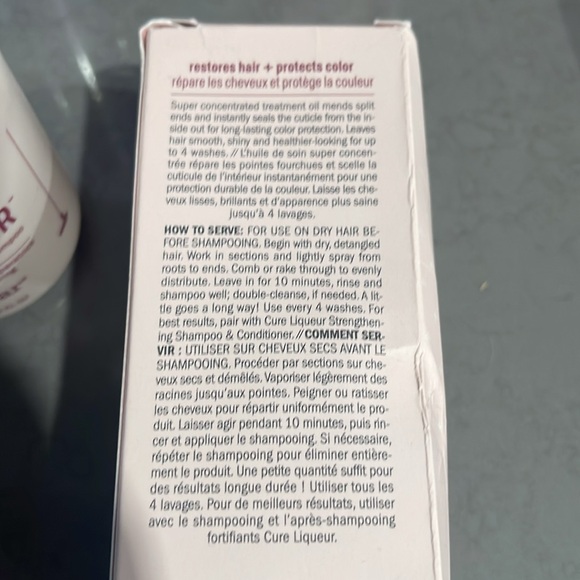 Drybar Cure Liqueur Pre-Shampoo Oil in Cream Packaging - Picture 2 of 3